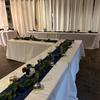 real user review Navy Blue Taffeta Pintuck Table Runner 12
