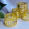 real user review 4 Pack | Alluring Gold Plated Aluminum Napkin Rings
