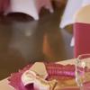 real user review Pink Spandex Stretch Fitted Banquet Chair Cover 160 GSM
