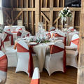 Michelle Burton review photo for Terracotta Cheesecloth Chair Sash