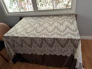Ivory Lace Tablecloth is Boho beautiful!