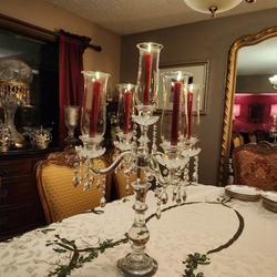 Crystal Hurricane Taper Candle Holder 20 Crystal Hurricane Taper Candle Holder 20