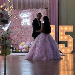 Purple UV Protected Hydrangea Flower Wall Mat Backdrop 4 Artificial Panels 11 Sq ft.