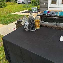 Set of 3 Amber Gold Glass Jars 8.5", 9", 10" Apothecary Design with Snap-On Lids - Decorative Footed Candy Buffet Containers