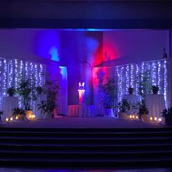 Cool White 300 LED Icicle Curtain Fairy String Lights with 8 Modes 10ft