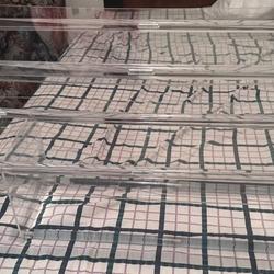 2-Pack Clear Acrylic Plexiglass Sheets 40"x12" Rectangular Side Plates - Protective Film Coating