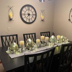 Warm White LED Artificial Monstera Leaf Garland String Lights, Wall Hanging Tropical Palm Leaves Vine 10ft