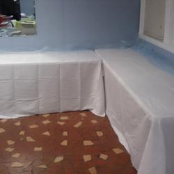 Premium Polyester Rectangle Tablecloth 90"x156" White - Seamless 220GSM Wrinkle-Resistant & Durable Finish