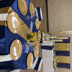 Satin Round Tablecloth 132" Dusty Sage Green - Seamless Table Cover