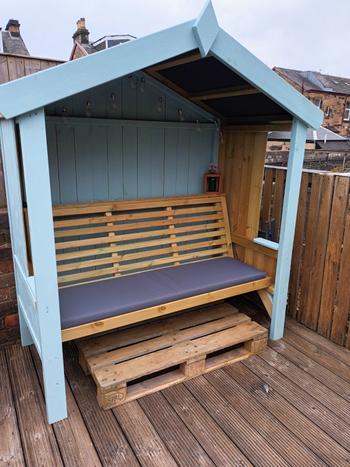 Willow Bay Home & Garden Cottage Arbour Fully Enclosed Sits 3 Review