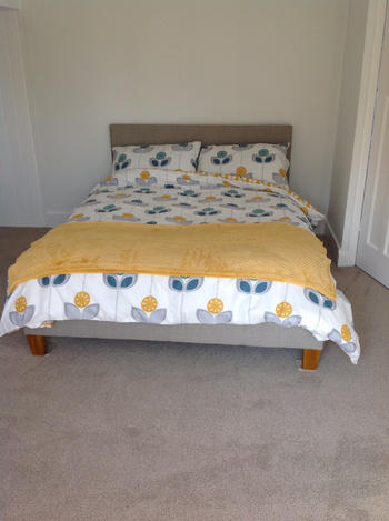Willow Bay Home & Garden Serene Furnishings | Sophia Upholstered Bed - Linen Review