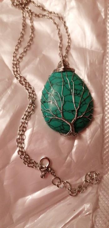 Treehuggers Bracelets Natural Stone Tree Of Life Necklace: Plant a tree with every necklace  Review