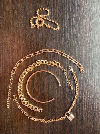 Treehuggers Bracelets Brass Chain 5 Piece Bracelet (Plant 5 Trees ) Review