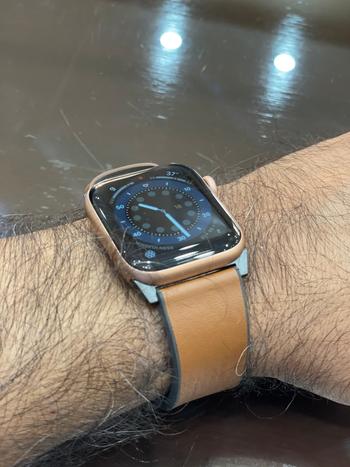 Dab Lew Tech UNIQ STRADEN Genuine Leather Hybrid Apple Watch Strap for Series 1-7  Review