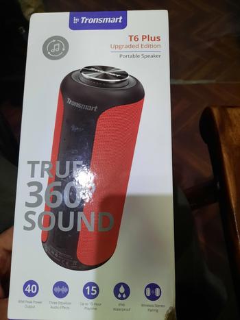 Dab Lew Tech Tronsmart T6 Plus (Upgraded Edition) Bluetooth 5.0 Speaker 40W Portable TWS Speaker IPX6 Column with NFC,TF Card,USB Flash Drive - Red Review