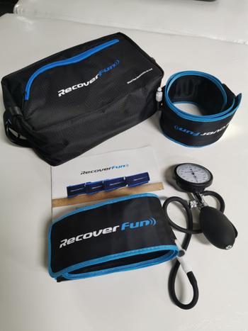 RecoverFun RECOVERFUN AIR CUFF WITH PUMP DESIGNED FOR BLOOD FLOW RESTRICTION TRAINING（BFR TRAINING） Review