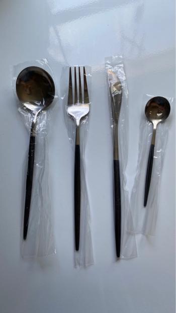 ArtZMiami Art Of Food® 4-piece Stainless Steel Cutlery Set, Paris Review