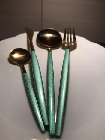 ArtZMiami Art Of Food® 4-piece Stainless Steel Cutlery Set, Paris Review