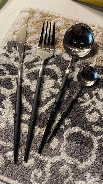 ArtZMiami Art Of Food® 4-piece Stainless Steel Cutlery Set, Paris Review