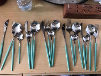 ArtZMiami Art Of Food® 4-piece Stainless Steel Cutlery Set, Paris Review