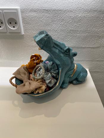 Splentify ArtZ® Hippo Sculpture Storage Bin Review