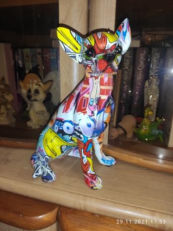 Splentify ArtZ® Chihuahua Graffiti Painted Statue Review