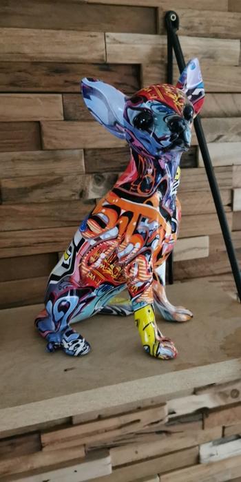 Splentify ArtZ® Chihuahua Graffiti Painted Statue Review