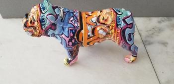 ArtZMiami ArtZ®  English Bulldog Graffiti Painted Statue Review
