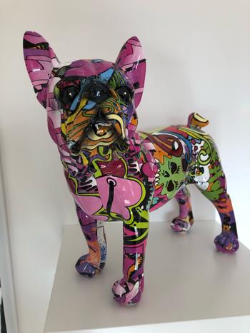 Splentify ArtZ® French Bulldog Graffiti Painted Statue Review