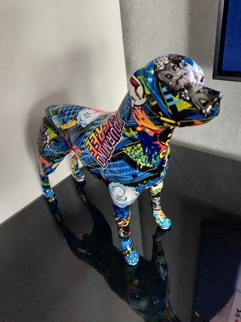 Splentify ArtZ® Rottweiler Graffiti Painted Statue Review