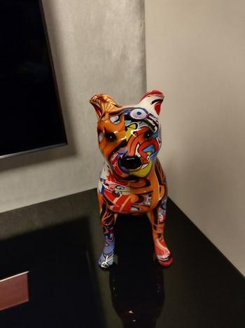 Splentify ArtZ® Staffordshire Terrier Graffiti Painted Statue Review