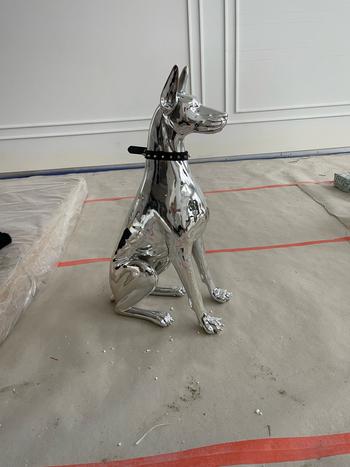 Splentify ArtZ® Electroplated Doberman Dog Statue Review