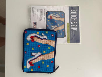 Yarn Designers Boutique Stitch & Zip Coin Purse Kits, Cross Stitch Review