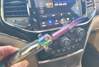 BLADES NOW Italian Stiletto OTF Knife Spectrum Aura Review