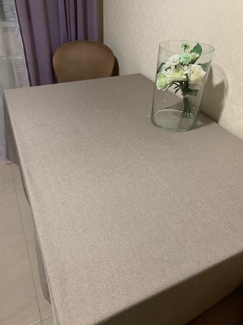 Kitchen Groups ﻿Multi-Color Solid Decorative Linen Tablecloth Review