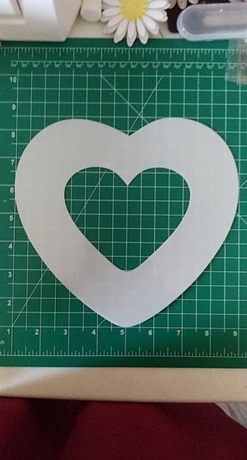 Kitchen Groups Safe Cooking Tool Stencil For Cake Decorating, Heart Shape Cake Template Made Of PET Review