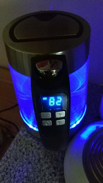 Kitchen Groups 1.7L / 58oz Blue LED Light Digital Glass Kettle Review