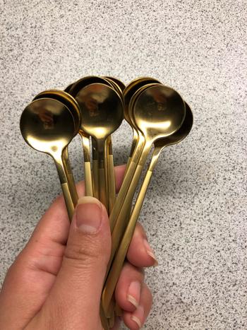 Kitchen Groups 12pcs Round Shape Coffee Spoon Review