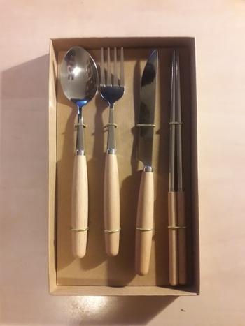 Kitchen Groups Wooden Handle Cutlery Portable Set Review