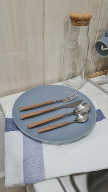 Kitchen Groups 16pcs Stainless Steel Wooden Handle Cutlery Set Dinnerware Review