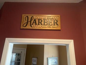 3D Woodworker Custom Wood Signs Last Name Review