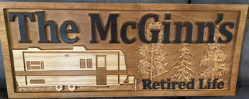 3D Woodworker Custom Camping Sign with Fifth Wheel Review