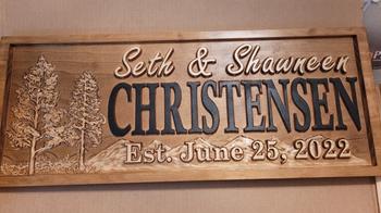 3D Woodworker Custom Last Name Sign with Trees Review