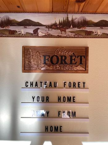 3D Woodworker Custom Last Name Sign with Trees Review