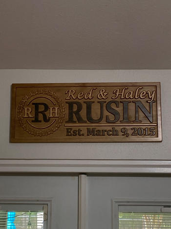 3D Woodworker Custom Last Name Sign Review