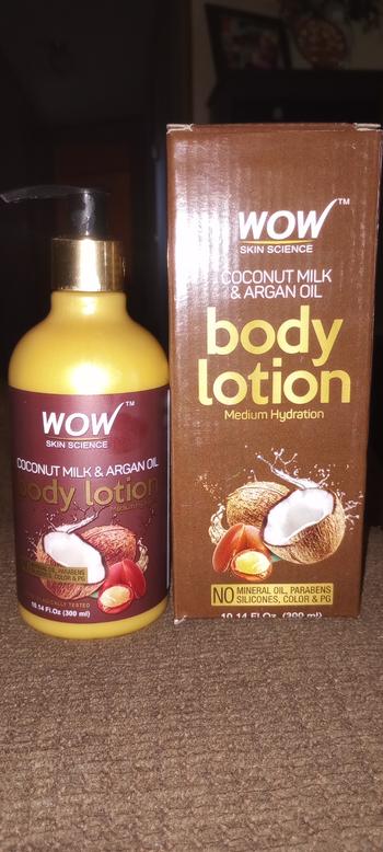 Wow Skin Science Coconut Milk & Argan Oil Lotion (Medium Hydration) Review