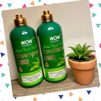 Wow Skin Science Green Tea and Tea Tree Shampoo and Conditioner Review