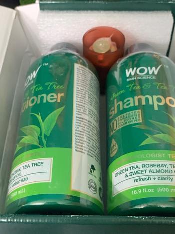 Wow Skin Science Green Tea and Tea Tree Shampoo and Conditioner Review
