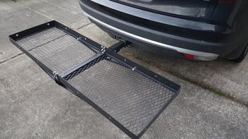 SNAPPYFINDS - Folding Cargo Carrier Hitch Mount Review
