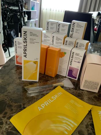 aprilskin.com.sg Real Calendula Peel Off Pack+Jelly Brush Review